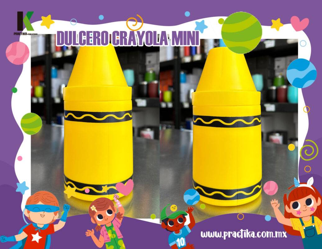 Dulcero Crayola Mini Practika Publicidad San Luis Potosi