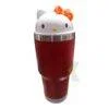 Termo para Café de Acero Inoxidable con Doble Pared de Hello Kitty Rojo