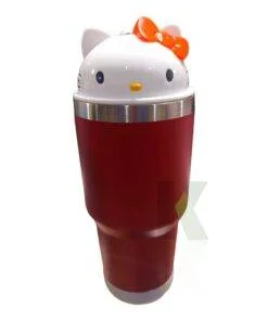 Termo para Café de Acero Inoxidable con Doble Pared de Hello Kitty Rojo