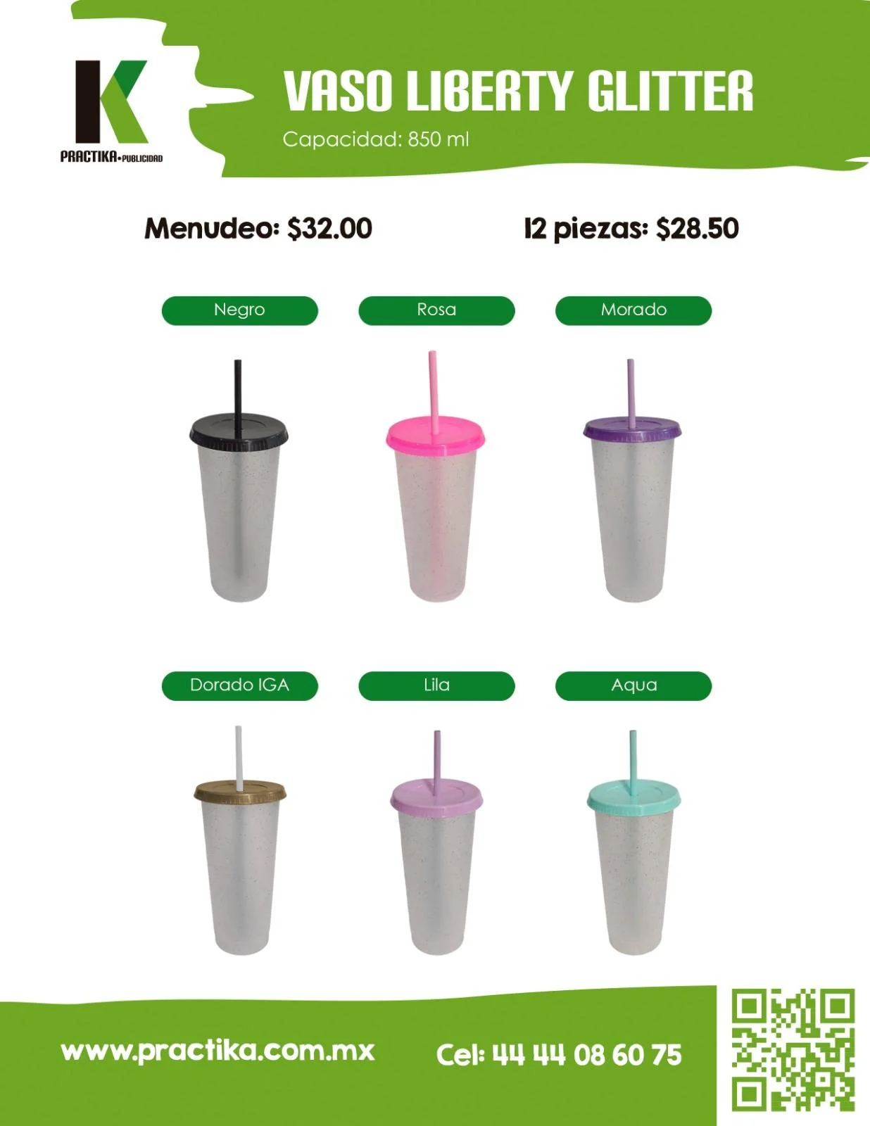 VASO LIBERTY GLITTER