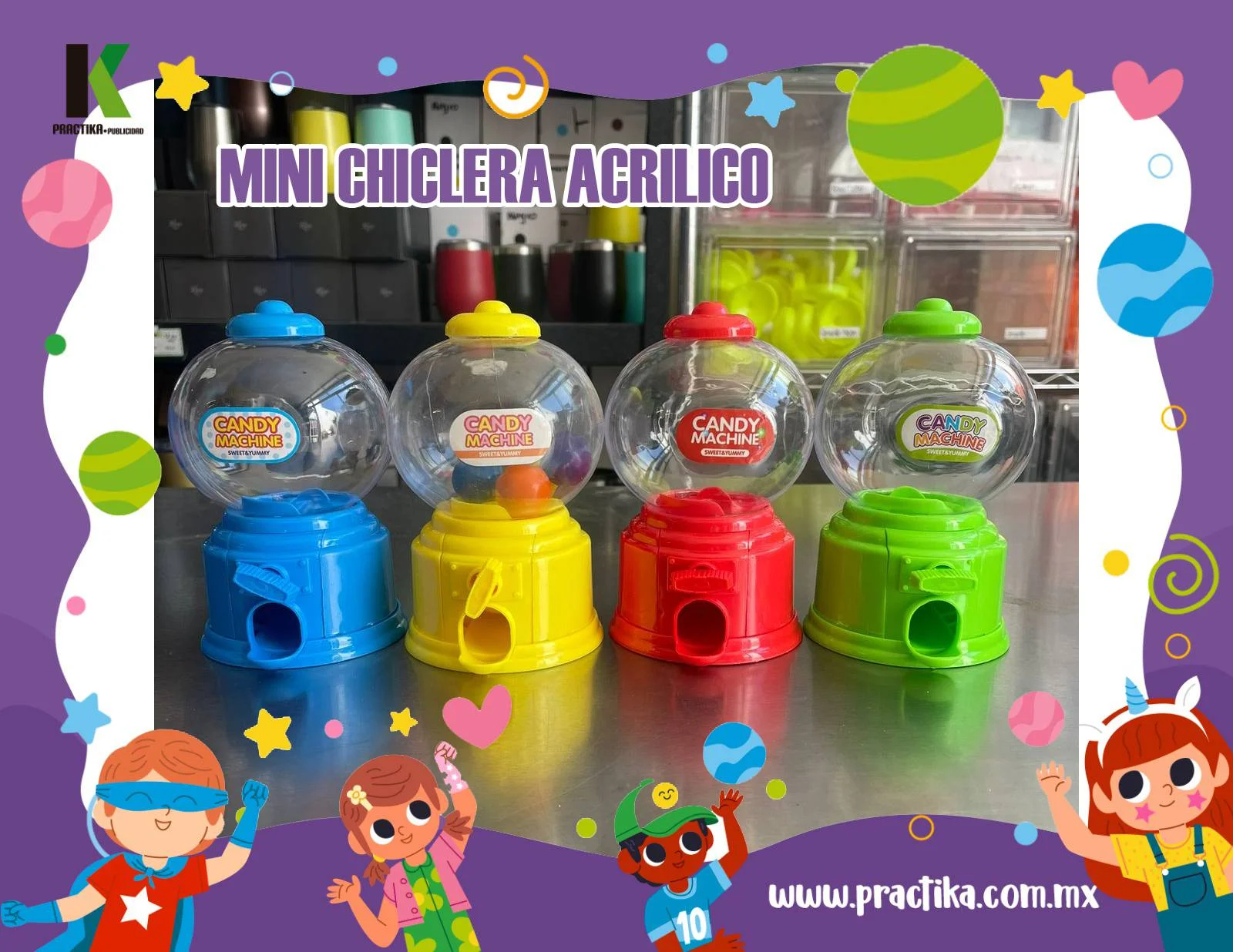 MINI CHICLERA ACRILICO