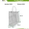 BOLSA TRANSPARENTE CON ASA