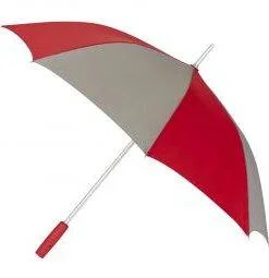 PARAGUAS ELGIN GRIS CON ROJO