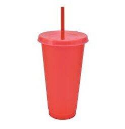 VASO JAS NARANJA NEÓN