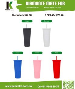 vaso diamante mate for