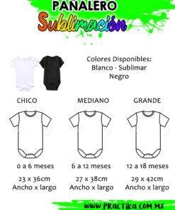 pañalero medida