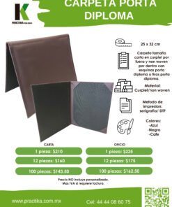 CARPETA PORTA DIPLOMA